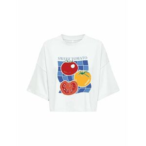 ONLY Carmakoma Póló 'CARRUTH' zafir / sárga / tűzpiros / fehér kép