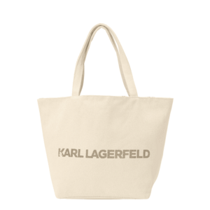 Karl Lagerfeld Shopper táska taupe / olíva / természetes fehér kép
