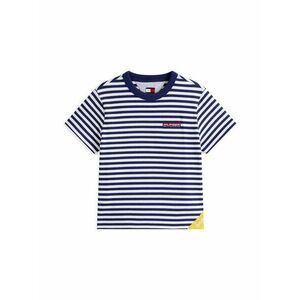 TOMMY HILFIGER Póló sötétkék / sárga / fehér kép
