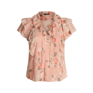 Lauren Ralph Lauren Plus Blúz bézs / rózsaszín / piros kép