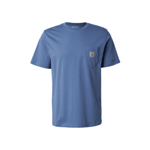Carhartt WIP Póló zafir / pasztellkék / narancs kép
