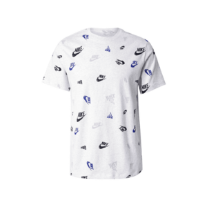 Nike Sportswear Póló gitt / sötétkék / levendula / fekete kép