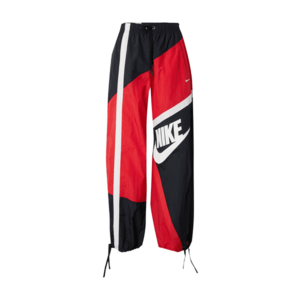 Nike Sportswear Nadrág piros / fekete / fehér kép