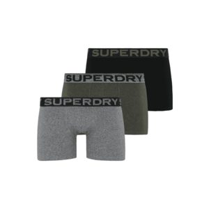 Superdry Boxeralsók szürke melír / olíva / fekete kép
