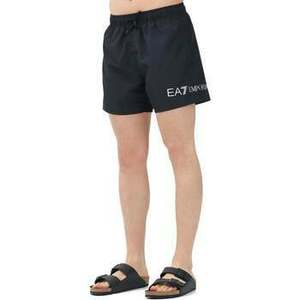 Fürdőruhák Ea7 Emporio Armani Logo Swim Shorts Black/Silver Logo kép