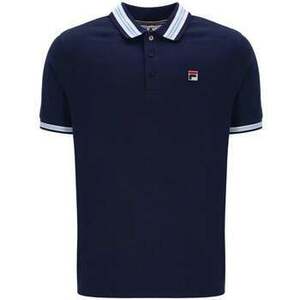 Pólók / Galléros Pólók Fila Faraz Tipped Polo Shirt Navy/White/Vista Blue kép