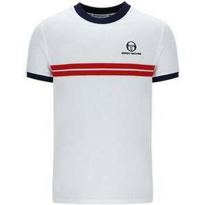 Pólók / Galléros Pólók Sergio Tacchini Super MK2 T-Shirt White/Adrenaline Rush kép