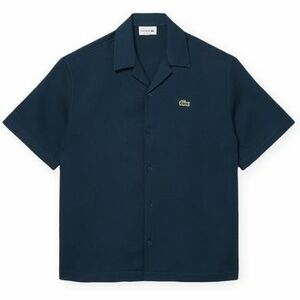 Hosszú ujjú ingek Lacoste Relaxed Fit Waffle Texture Shirt - Blue kép