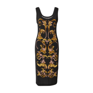 Versace Jeans Couture Ruha 'ORGANZINO' sárga / fekete kép