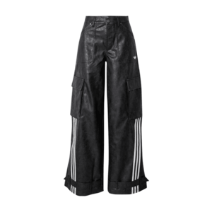 ADIDAS ORIGINALS Cargo nadrágok fekete / fehér kép