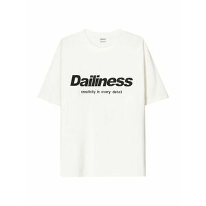Bershka Póló fekete / piszkosfehér kép