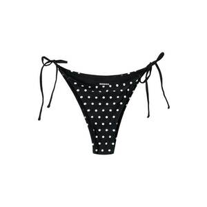 Bershka Bikini nadrágok fekete / piszkosfehér kép