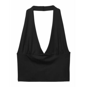 Pull&Bear Top fekete kép