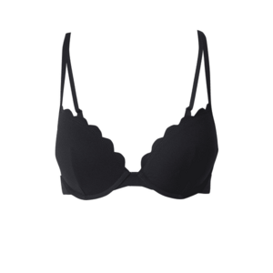 Hunkemöller Bikini felső 'Scallop' fekete kép