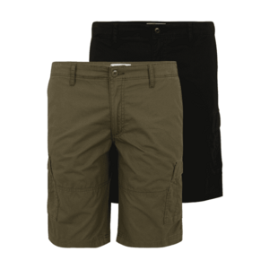Jack & Jones Plus Cargo nadrágok 'JPSTCOLE MATEO' olíva / fekete kép