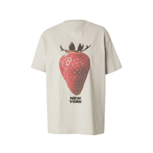Abercrombie & Fitch Póló 'Strawberry' bézs / zöld / piros kép