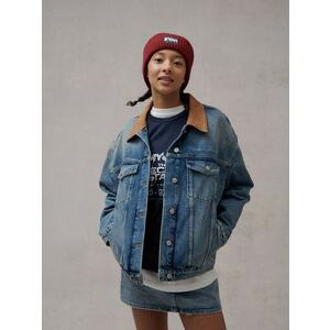 Tommy Jeans Átmeneti dzseki kék farmer kép