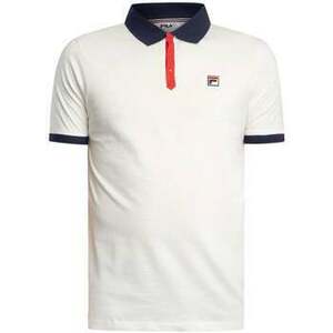 Pólók / Galléros Pólók Fila Panatta 2 Polo Shirt Gardenia/ Navy/ Red kép