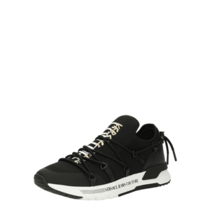Versace Jeans Couture Rövid szárú sportcipők 'FONDO DYNAMIC' bézs / fekete / fehér kép