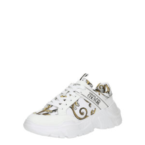 Versace Jeans Couture Rövid szárú sportcipők 'FONDO SPEEDTRACK' aranysárga / sáfrány / fekete / fehér kép