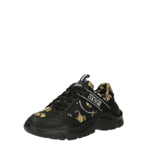 Versace Jeans Couture Rövid szárú sportcipők 'FONDO SPEEDTRACK' sárga / fekete / fehér kép