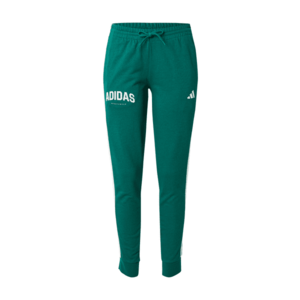 ADIDAS SPORTSWEAR Sportnadrágok smaragd / fehér kép
