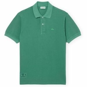 Pólók / Galléros Pólók Lacoste Classic Fit L1212 Wash Effect Polo - Pine Green kép