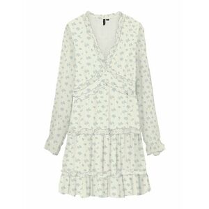 Vero Moda Petite Ruha 'VMSMILLA' opál / sötétzöld / fehér kép