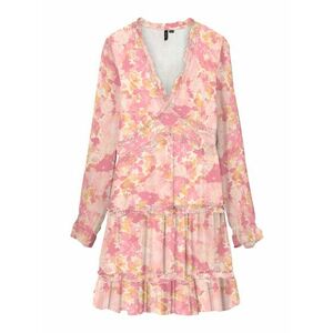 Vero Moda Petite Ruha 'VMSMILLA' aranysárga / rózsaszín / rózsaszín / fehér kép