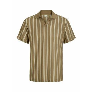 Jack & Jones Plus Póló 'JPRBLuharry' teveszín / fehér kép