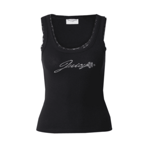 Juicy Couture Top 'HIBISCUS' fekete / ezüst kép