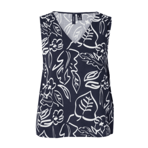 VERO MODA Blúz 'VMEASY JOY' tengerészkék / fehér kép