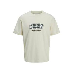 Jack & Jones Plus Póló 'JCOLIDO' világos sárga / fekete / fehér kép