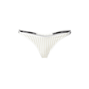 Calvin Klein Underwear String bugyik krém / fekete / fehér kép