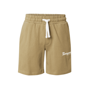 JACK & JONES Nadrág 'JPSTGORDON' olíva / fehér kép