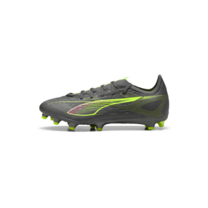 PUMA Futballcipők 'ULTRA 5 MATCH' sötétszürke / citromzöld / őszibarack / fekete kép