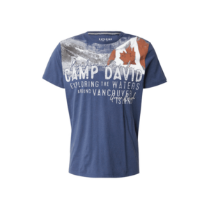 CAMP DAVID Póló sötétkék / sötétvörös / fehér kép