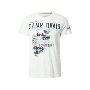 CAMP DAVID Póló tengerészkék / világoskék / gyapjúfehér kép