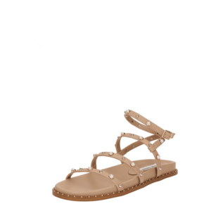 STEVE MADDEN Pántos szandál 'Stormie' bézs / gyöngyház-fehér kép