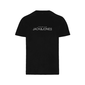 Jack & Jones Plus Póló 'JPRBLAVANCE' fekete / fehér kép