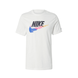 Nike Sportswear Póló kék / narancs / fekete / piszkosfehér kép