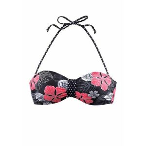 BUFFALO Bikini felső 'City' sötét-rózsaszín / fekete kép