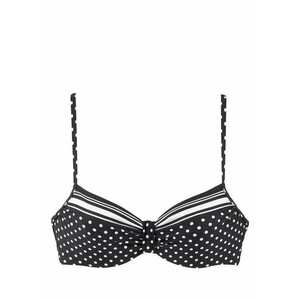 LASCANA Bikini felső 'Wire Merily' fekete / fehér kép