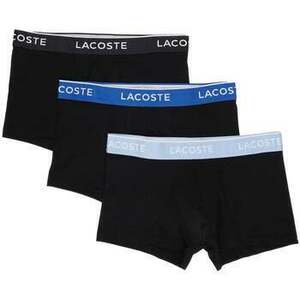 Boxerek Lacoste 3 Pack Cotton Stretch Logo Trunks Black/Light Blue/Blue kép