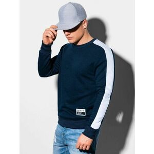 Ombre Clothing Látványos sötét kék pulóver B1081 kép