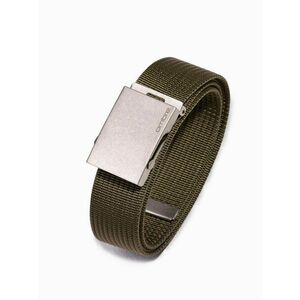 Ombre Clothing Férfi öv khaki zöld színben A029 kép