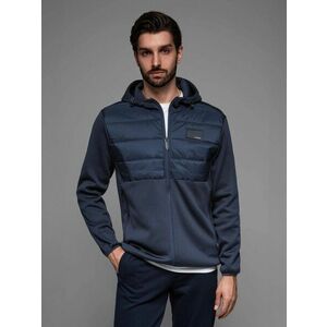 Ombre Clothing Modern sötétkék férfi átmeneti kabát V4 JANP-160 kép