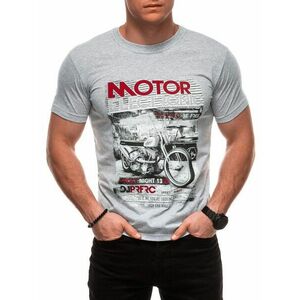 OTHER Szürke póló motomintával S2029 kép