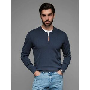 Ombre Clothing Modern gránátszínű férfi pulóver V4 SWZS-0124 kép