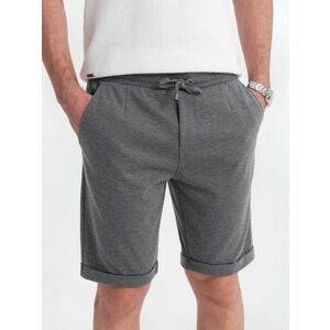 Ombre Clothing Stílusos grafit szerkezetű rövidnadrág V3 SRCS-0177 kép